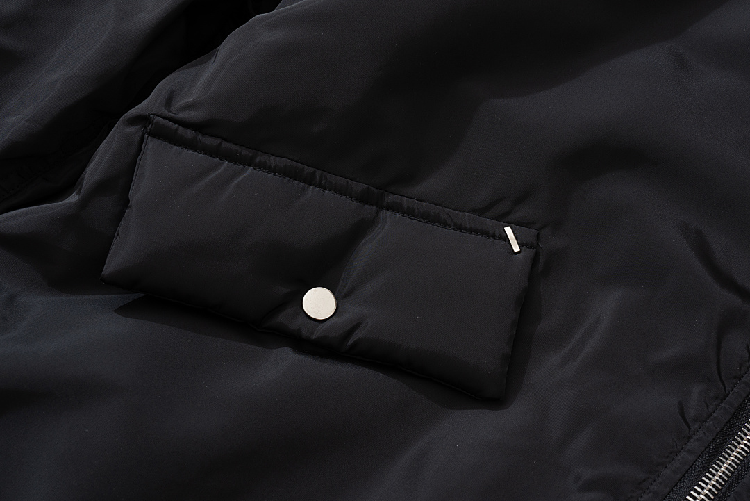 Unbranded 358 ASKYURSELF REPAIRED BOMBER JACKET Cotton Black S-XL 4038# - Image 9