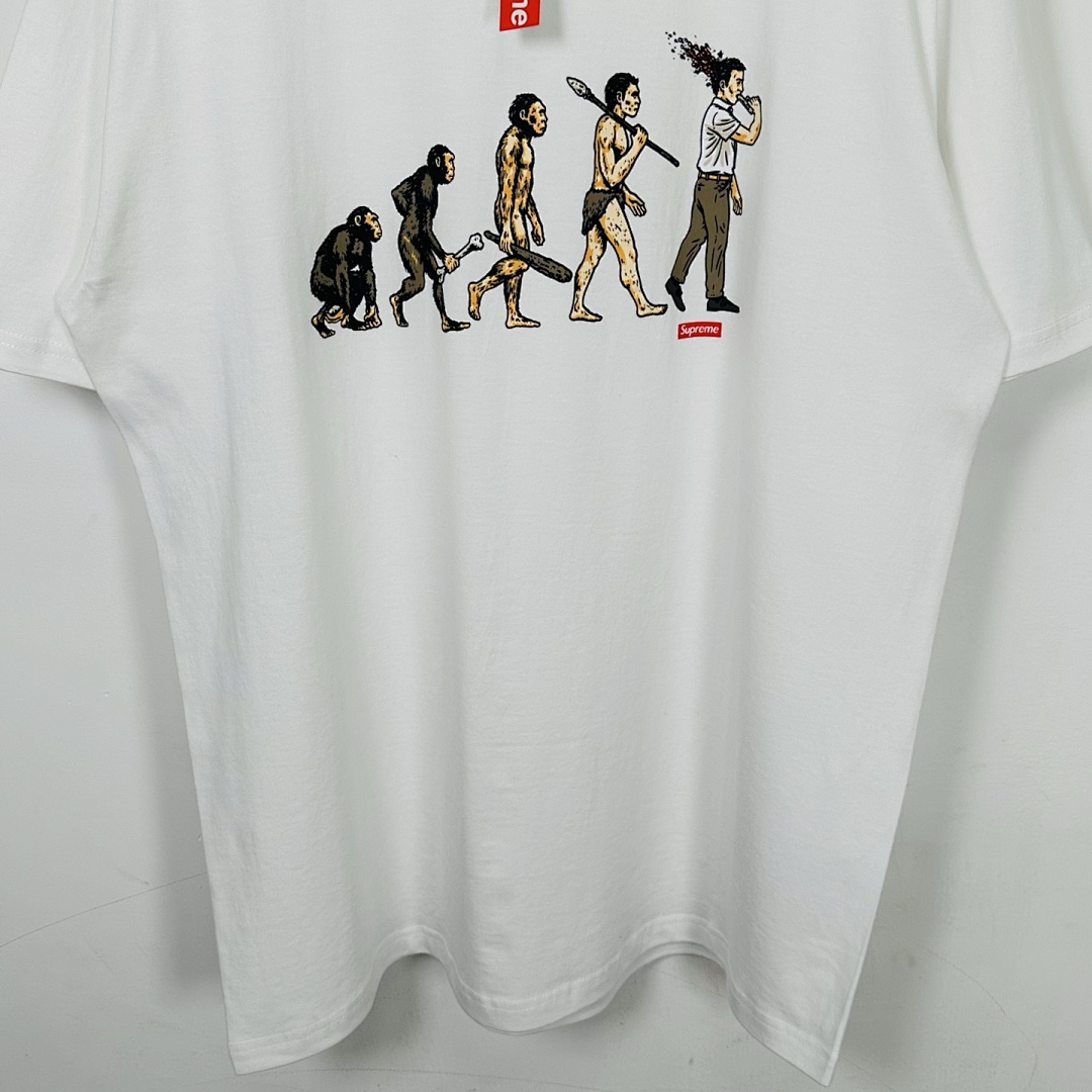 Supreme 138 SS26 EVOLUTION TEE Print Short Sleeve Black White S-XL - Image 16