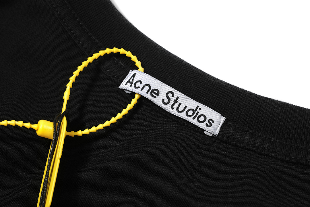 Acne Studios 118 AC Canvas Floral Short Sleeve T Black White Pink S-XL 8082# - Image 14