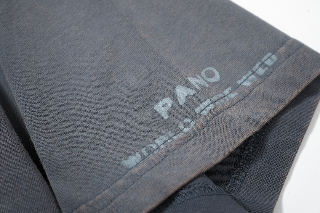 Unbranded 128 PANQ WORLD WIDE WEB Washed Print Short Sleeve T Grey Black S-L 8002# - Image 33