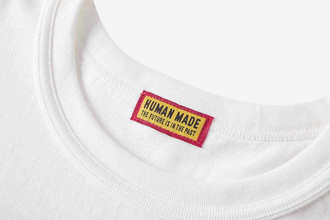 Human Made 118 HUMAN MADE × KAWS Collab Double X Cream Print Collar Short Sleeve T : White S M L - Image 7