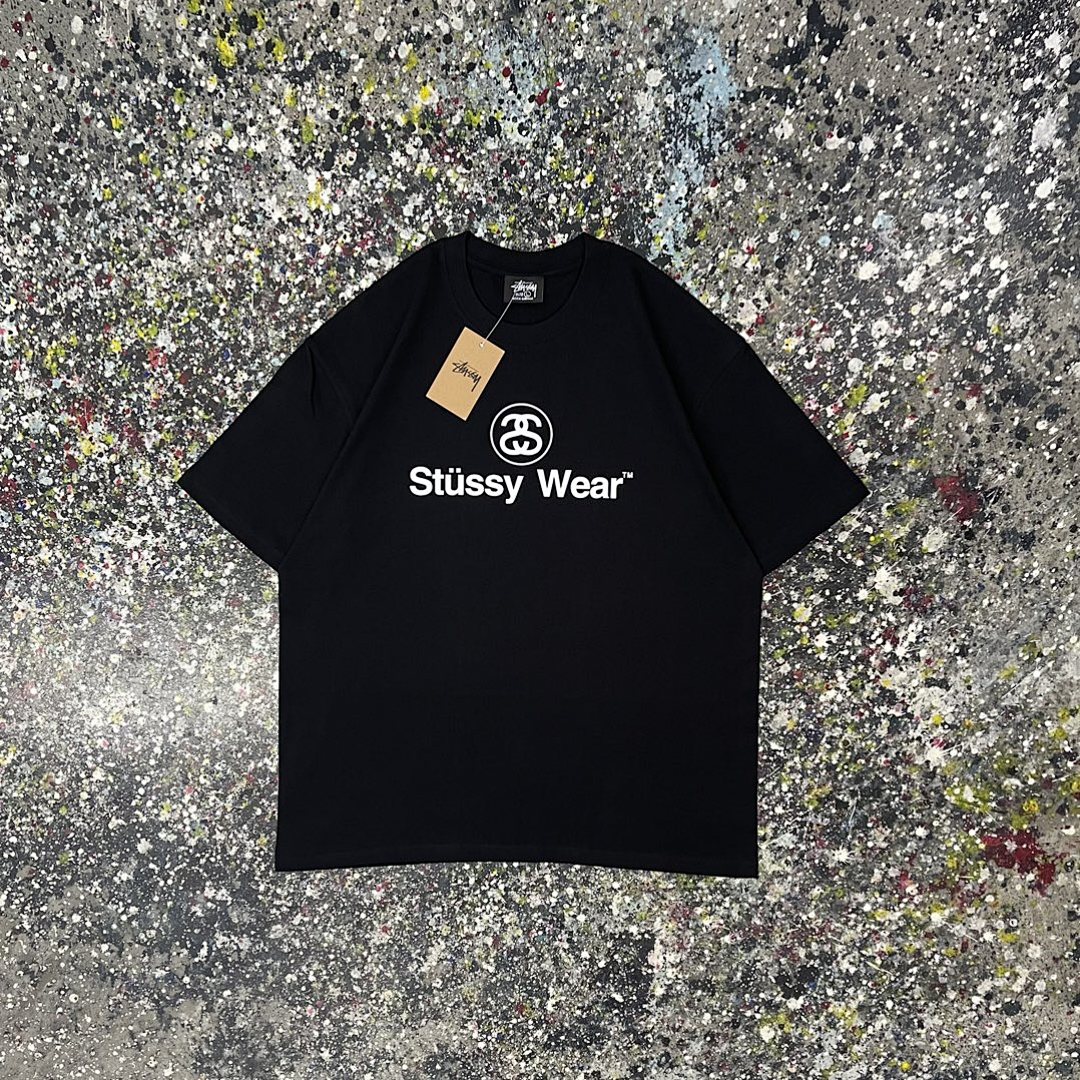 Stussy 108 Stu Short Sleeve T : Black White S Ｍ L XL XXL - Image 3