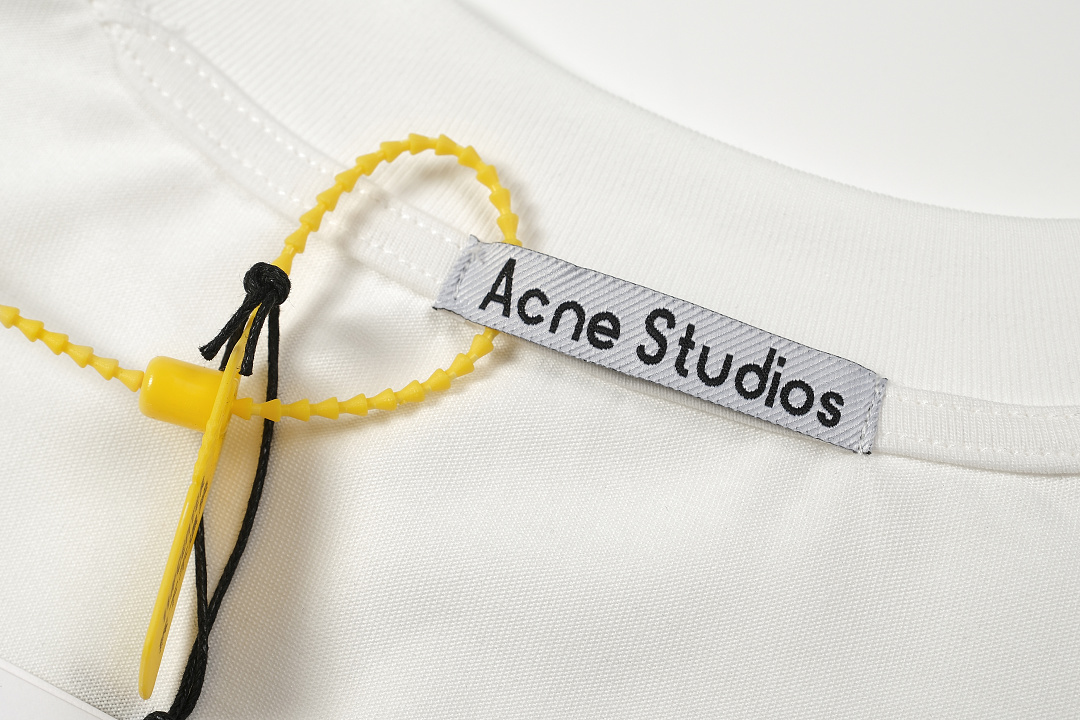 Acne Studios 128 AC Wind Print Short Sleeve T White S-XL 8216# - Image 12