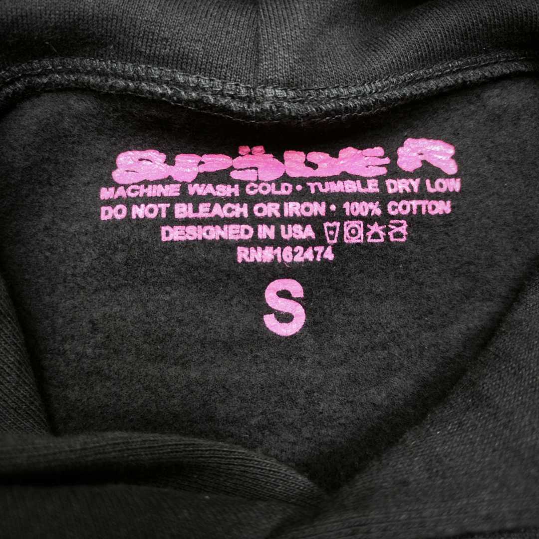 Sp5der FW23 HOODIE Mens Womens Top Black : S-XXL - Image 13