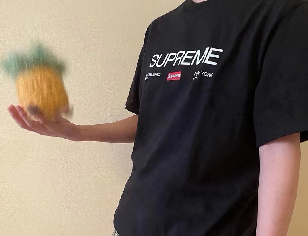 Supreme 118 21FW EST 1994 Box Logo Short Sleeve T Black, White S M L - Image 11