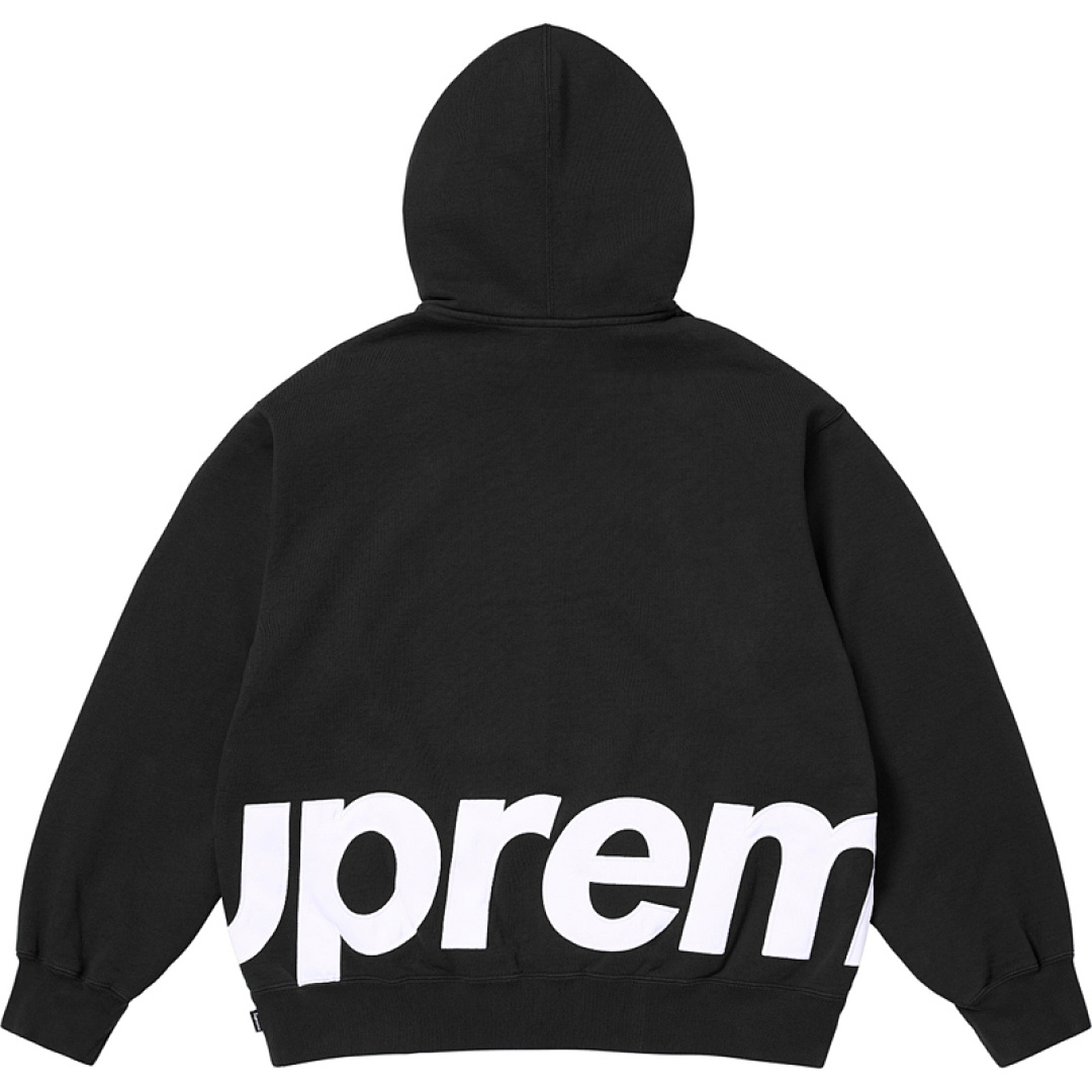 Supreme 398 SS25BIG LOGO ZIP UP HOODED Big Label Black, Blue, Light Grey S M L - Image 3