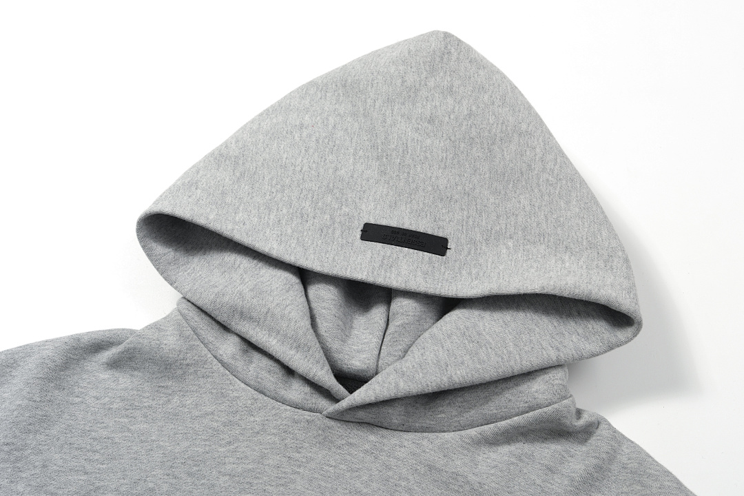 Essentials 228 Ess FALL24 HOLIDAY Fleece Hoodie Gum Velvet : Dark Mist Grey Light Black Desert Gold Brown :S-XL - Image 43