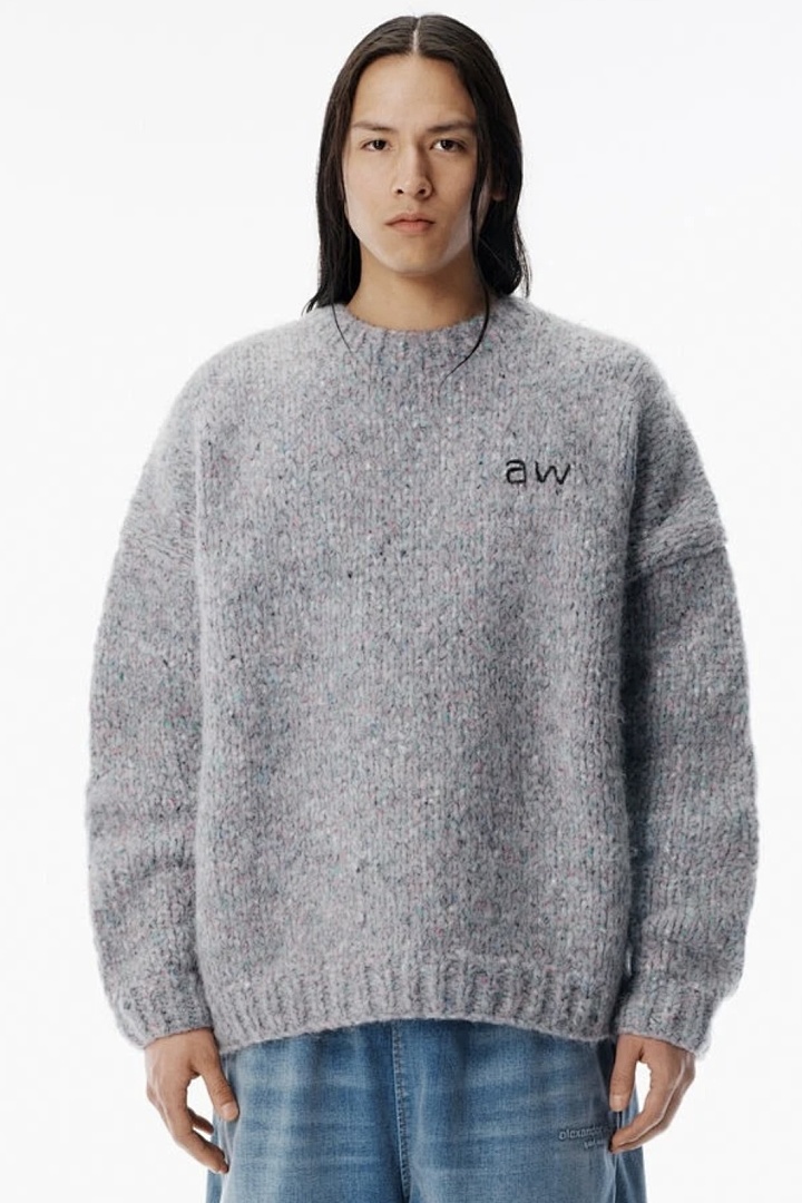 Unbranded 178 AW Big Floral Collar Fleece Grey S-XL 3072# - Image 17