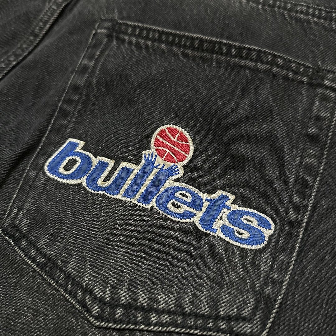 Supreme 358 Mitchell & Ness SS26 Bullets Baggy Denim Short - Image 17