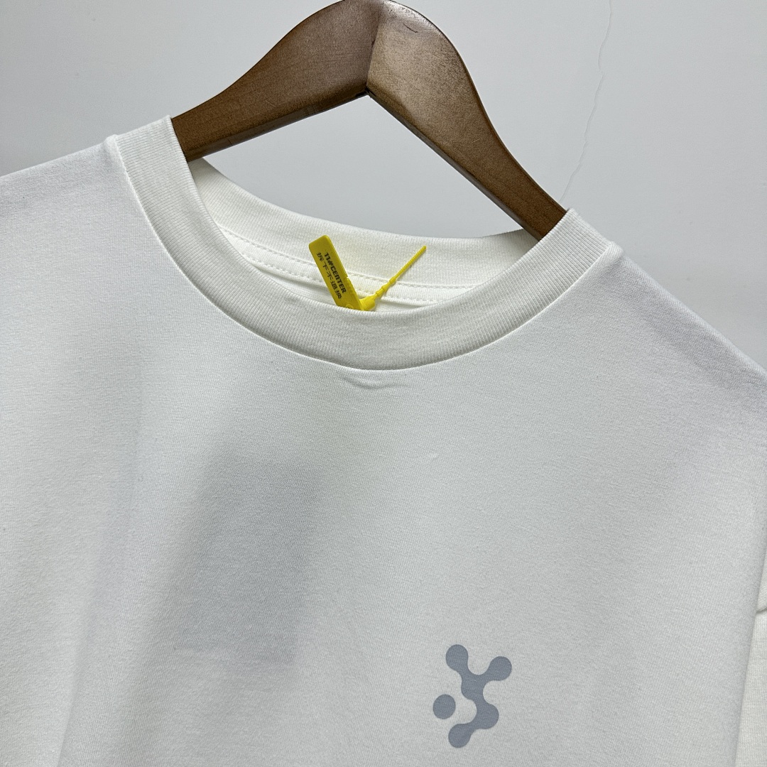 Unbranded 108 VUJADE DARTED LOGO TEE Print Short Sleeve T Black White 1 2 3 4 3911# - Image 15