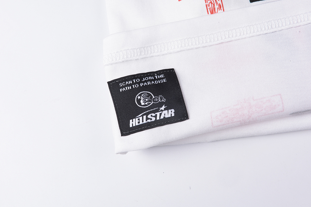 Hellstar 148 Hellstar Studios Wind Print Short T White S-XL - Image 8