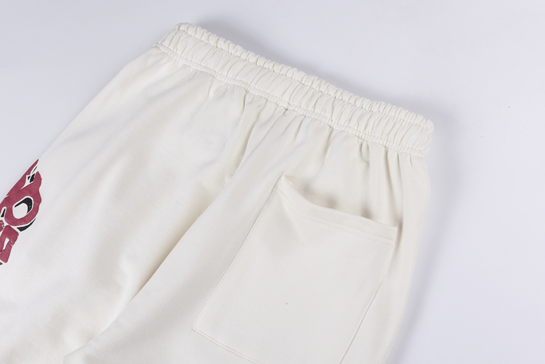 Sp5der 248 Sp5Der 555 Print Mens Womens Wide Ins Long White S-XL - Image 5
