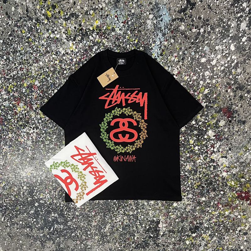 Stussy 108 Stu Short Sleeve T : Black White S M L XL XXL