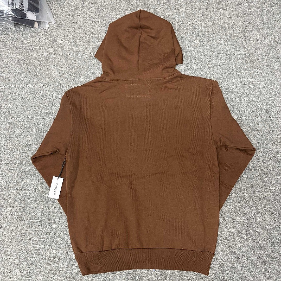 Unbranded HOODIE PINK TC Mens Womens Top Brown : S-XXL - Image 5