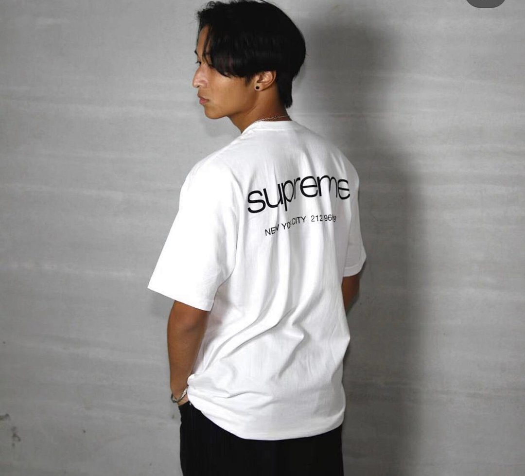 Supreme 108 Sup 23FW NYC Tee Short Sleeve Black White S M L - Image 7