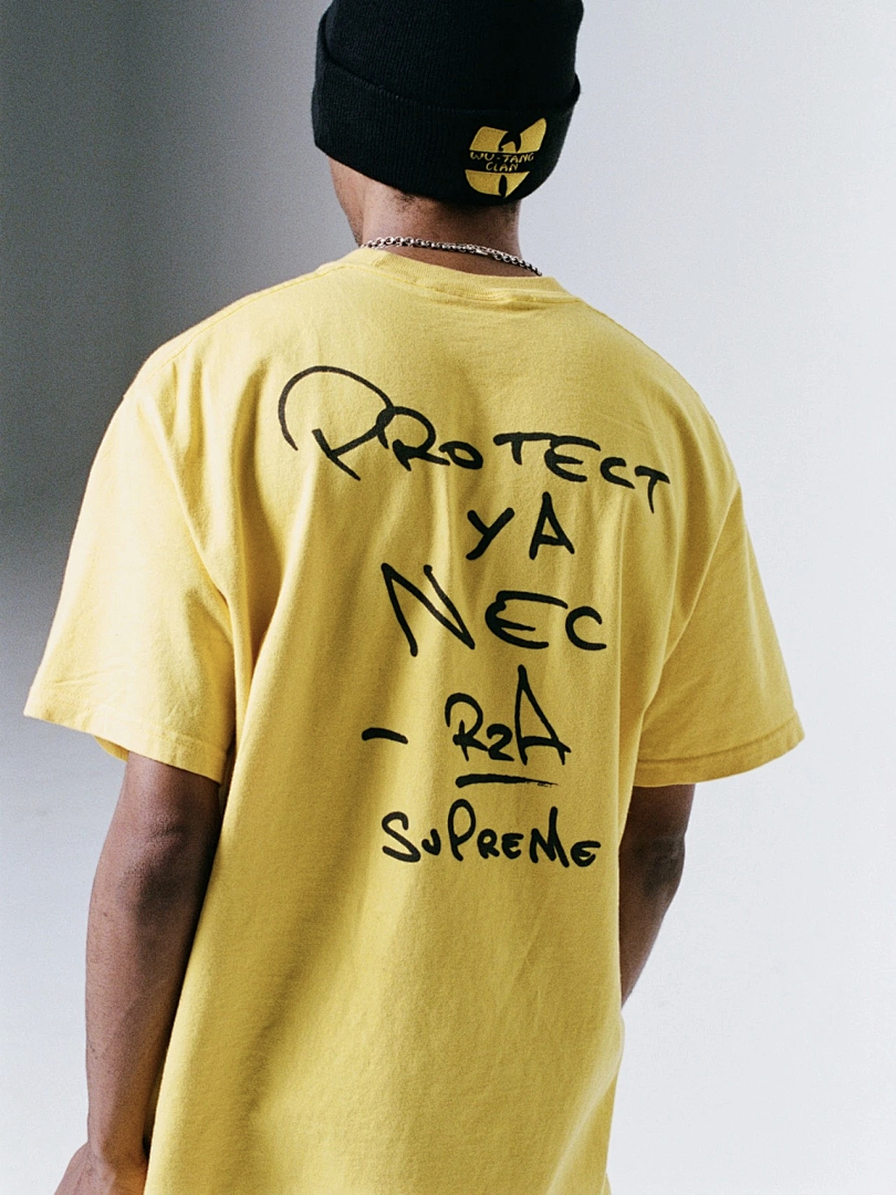 Supreme 138 WU-TANG CLAN RZA TEE T Black White S- XL - Image 11