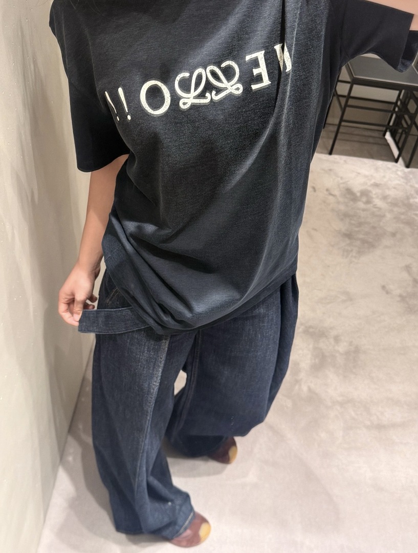 Unbranded 118 L0EW Wind HELLO! Print Short Sleeve T Black S-XL E0001# - Image 19