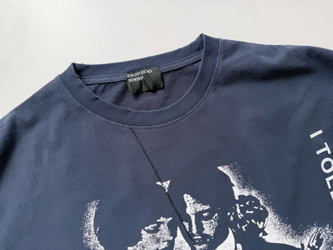 Enfants Riches Deprimes 168 Enfants Riches Deprimes I TOLD YOU WAS SICK Long Sleeve T : S M L XL (Blue) - Image 4