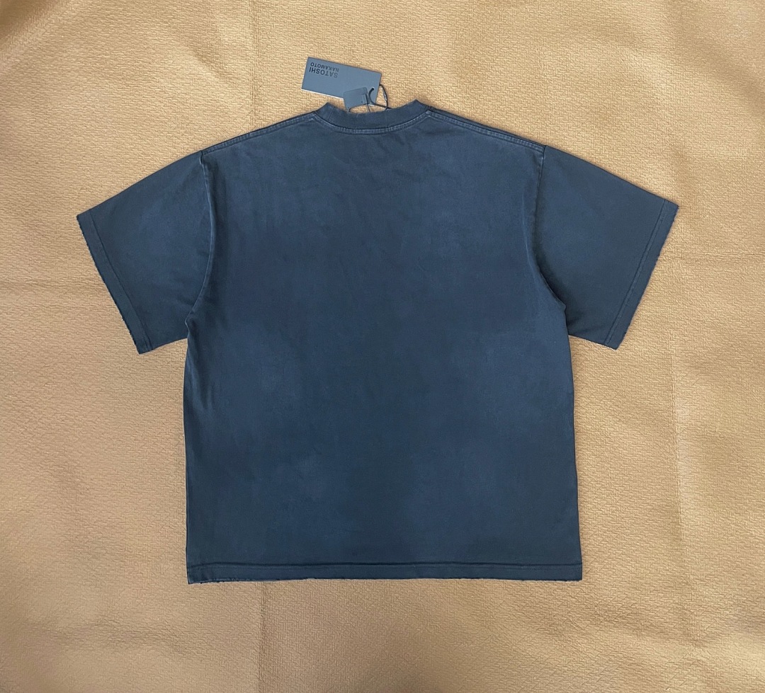 Unbranded 128 Satoshi Nakamoto Stack Letter Logo Tee Print Short Sleeve T : Washed Black S M L - Image 8
