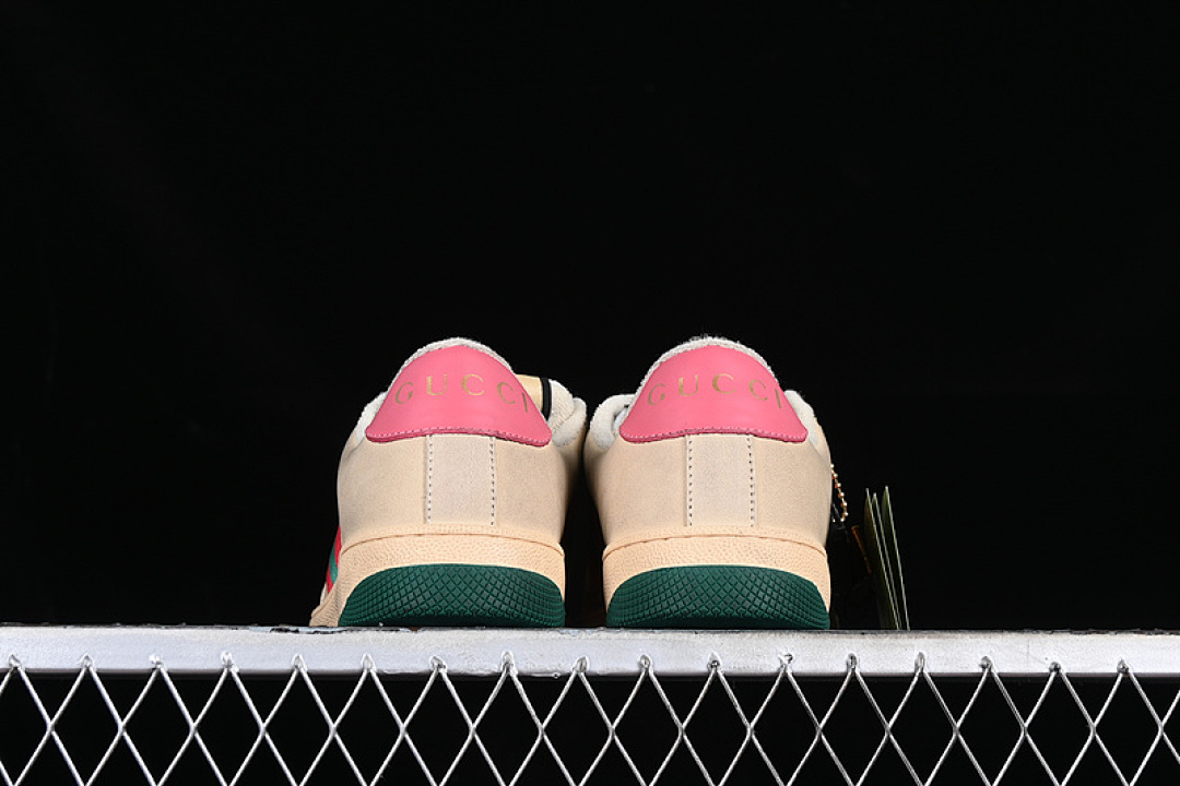 Gucci [9Y9209443]-[GU*CCI DISTRESSED SCREENER SNEAKER PINK/BROEN/GREY/RED/GREEN]-[WOMAN:35-40] - Image 14