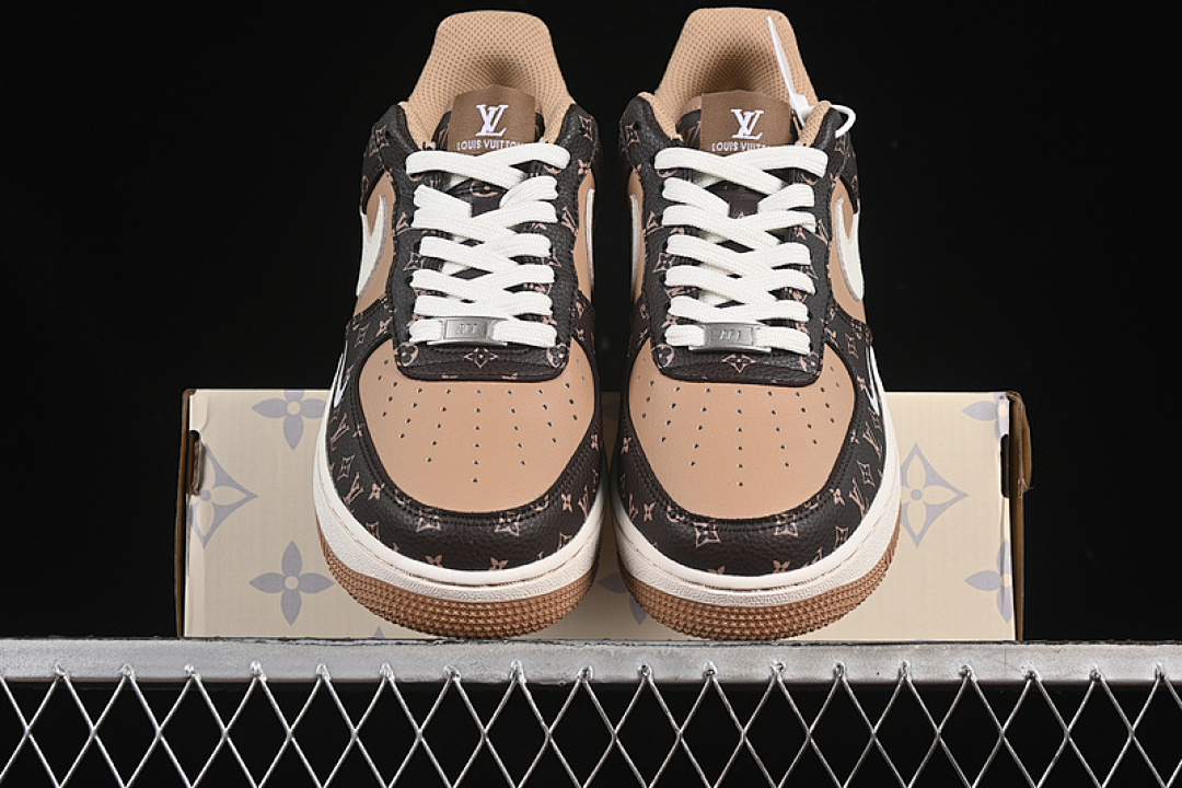 Nike [LW9279-009]-[AIR FORCE 1 07 LOW LV WHITE/GREY/BROWN]-[WOMAN:36-39]-[MAN:40-45] - Image 13
