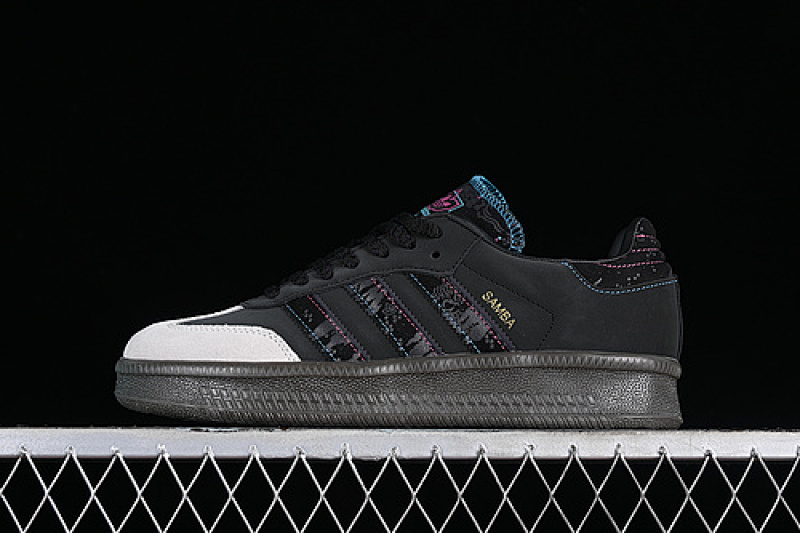 Adidas Adidas FEFEI RUAN X SAMBA XLG CHINESE NEW YEAR PACK CORE BLACK/GREY/GUM · ID1138, photo 1