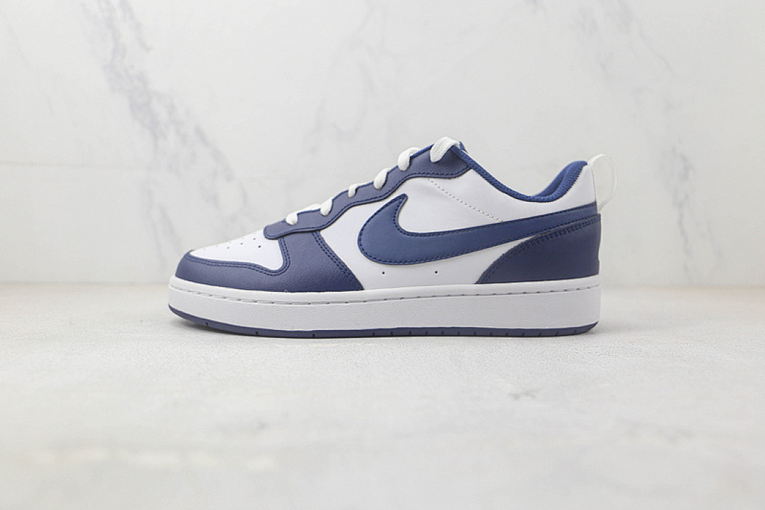COURT BOROUGH LOW 2 GS WHITE/SIGNAL BLUE/BLUE VOID · BQ5448-107, photo 1
