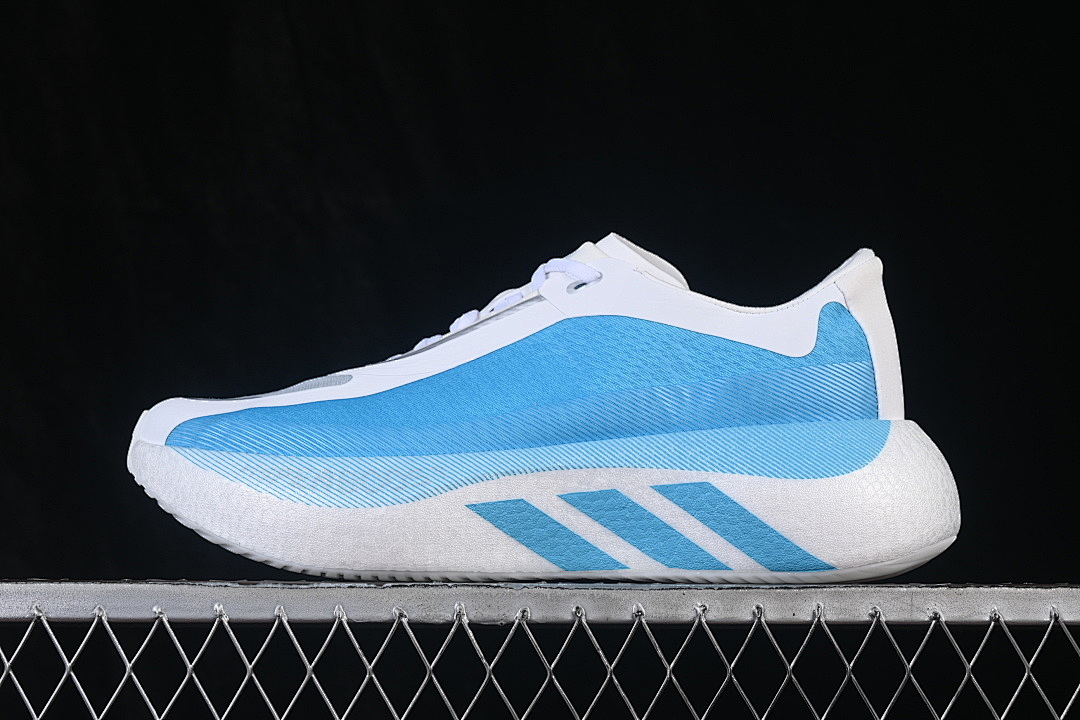 Unbranded [KI1968]-[HYPERBOOST EDGE SOLE-BOOSTING RUNNING SHOES WHITE/BLUE]-[MAN:40-45], photo 1