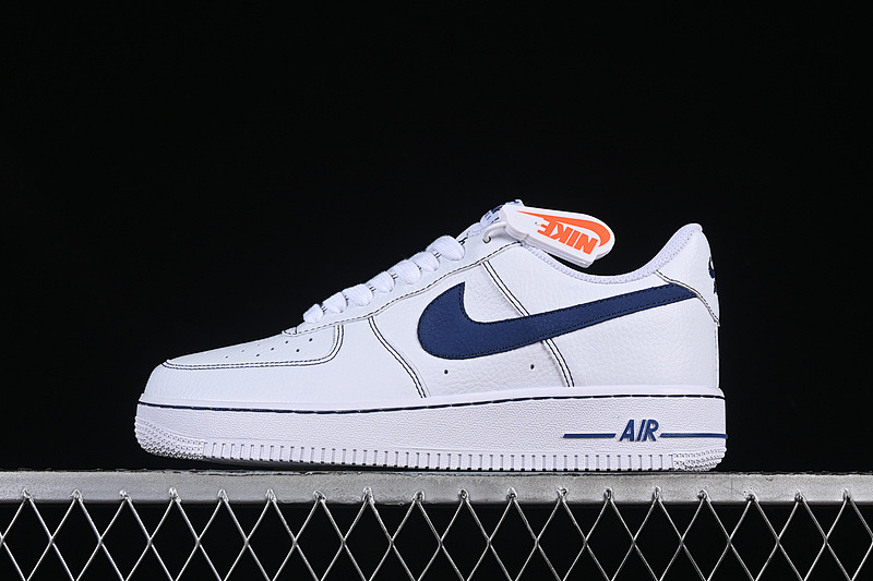 Nike Nike AIR FORCE 1 07 LOW WHITE/BLUE · HQ2037-100, photo 1