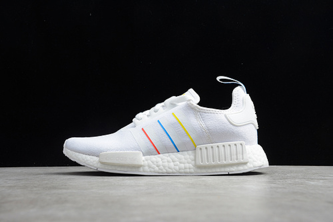 Unbranded [FW6436]-[NMD R1 SHOES WHITE/YELLOW/BLUE/RED]-[WOMAN:36-39]-[MAN:40-45], photo 1