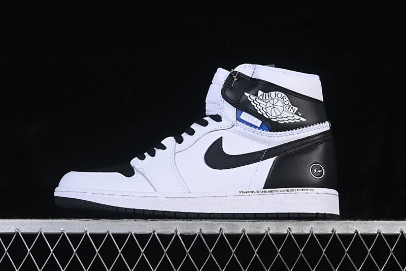 Jordan FRAGMENT DESIGN X AIR Jordan 1 HIGH BLACK/WHITE · II7282-100, photo 1