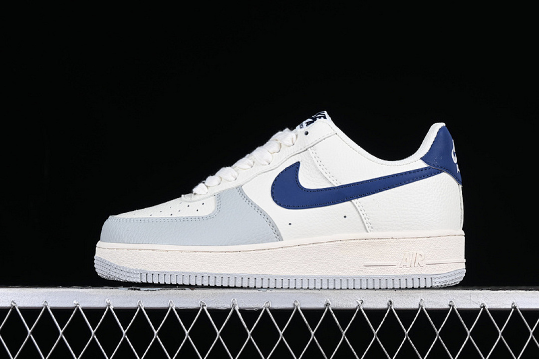 Nike [CT5566-033]-[AIR FORCE 1 07 LOW BLUE/OFF WHITE/GREY]-[WOMAN:36-39]-[MAN:40-45], photo 1