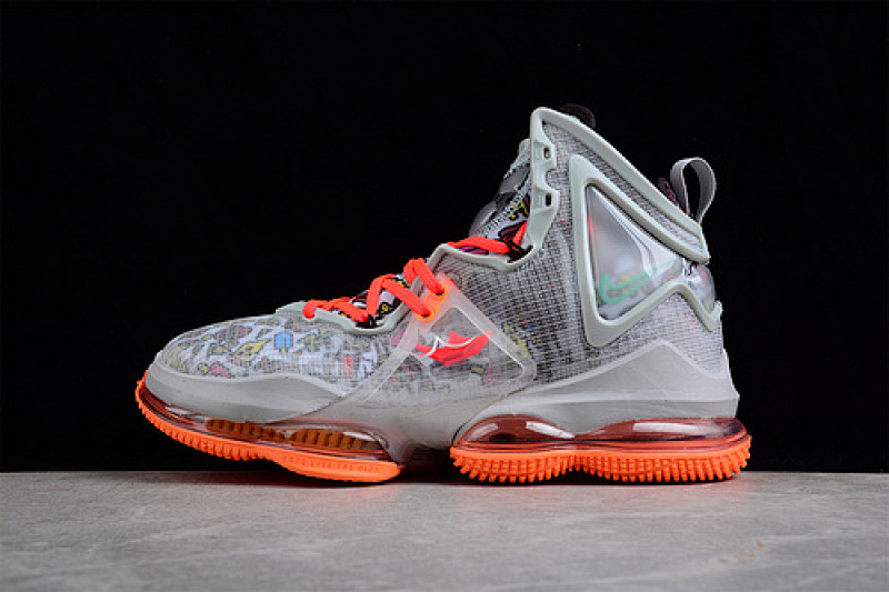 On Running On Running LEBRON 19 EP FAST FOOD GREY FOG/ROMA GREEN/ORANGE · DC9341-001, photo 1