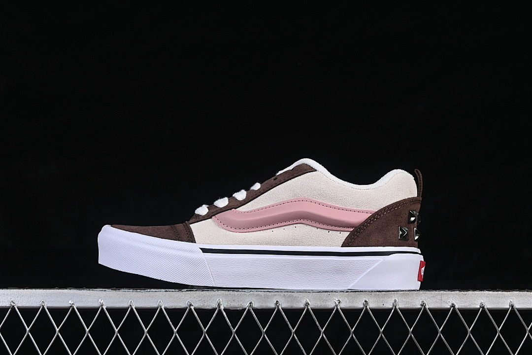 Vans [VN0009SY398]-[VANS KNU SKOOL CASUAL SHOES BROWN/PINK/BEIGE/WHITE]-[WOMAN:35-39]-[MAN:40-44], photo 1
