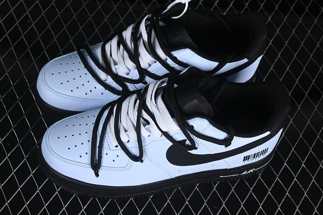 Nike [ZH0316-067]-[AIR FORCE 1 07 LOW BLACK/BLUE/WHITE]-[WOMAN:36-39]-[MAN:40-45] - Image 11