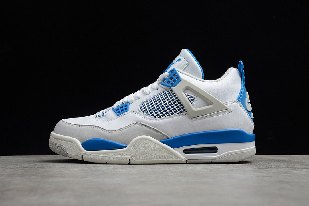 Jordan [308497-105]-[AIR JORDAN 4 RETRO MILITARY BLUE 2012 WHITE/MILITARY BLUE-NTRL GREY]-[MAN:40-46], photo 1