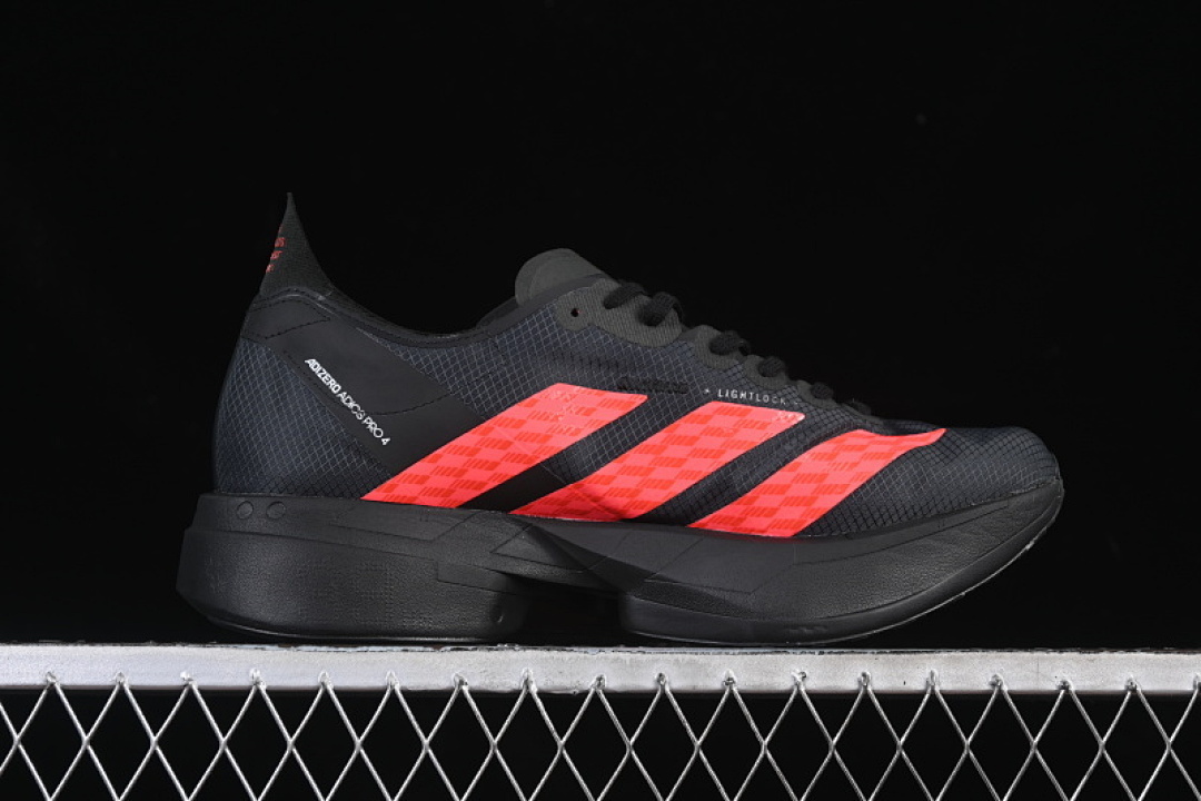 Adidas [KH8840]-[ADIZERO ADIOS 4 M BLACK/ORANGE]-[WOMAN:36-39]-[MAN:40-45] - Image 16