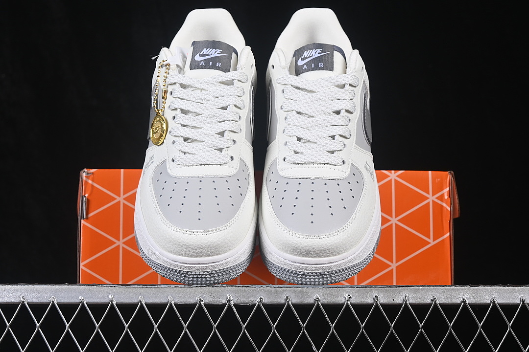 Nike [WY0655-124]-[AIR FORCE 1 07 LOW CASUAL SNEAKERS DARK GRAY/GREY]-[WOMAN:36-39]-[MAN:40-45] - Image 12