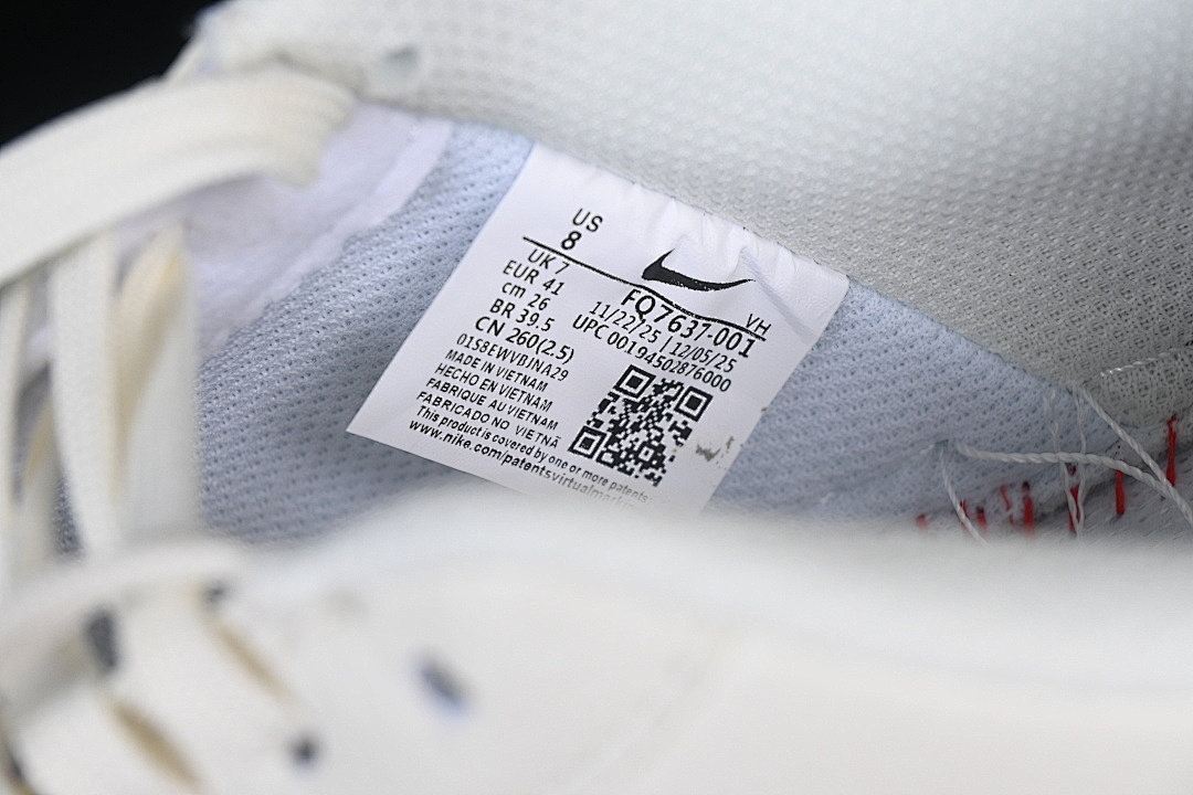Nike [FQ7637-001]-[AIR FORCE 1 07 LOW WHITE/GREY/BLACK/GOLD]-[WOMAN:36-39]-[MAN:40-45] - Image 6