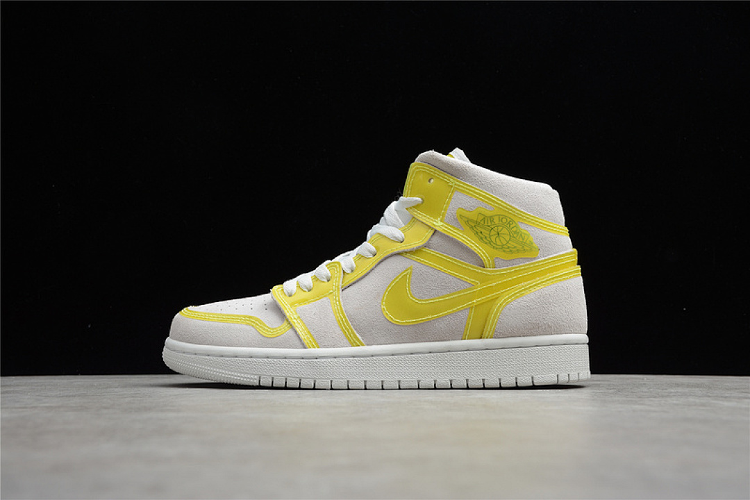 Jordan AIR Jordan 1 MID LX OFF WHITE/OPTI YELLOW/WHITE · DA5552-107, photo 1