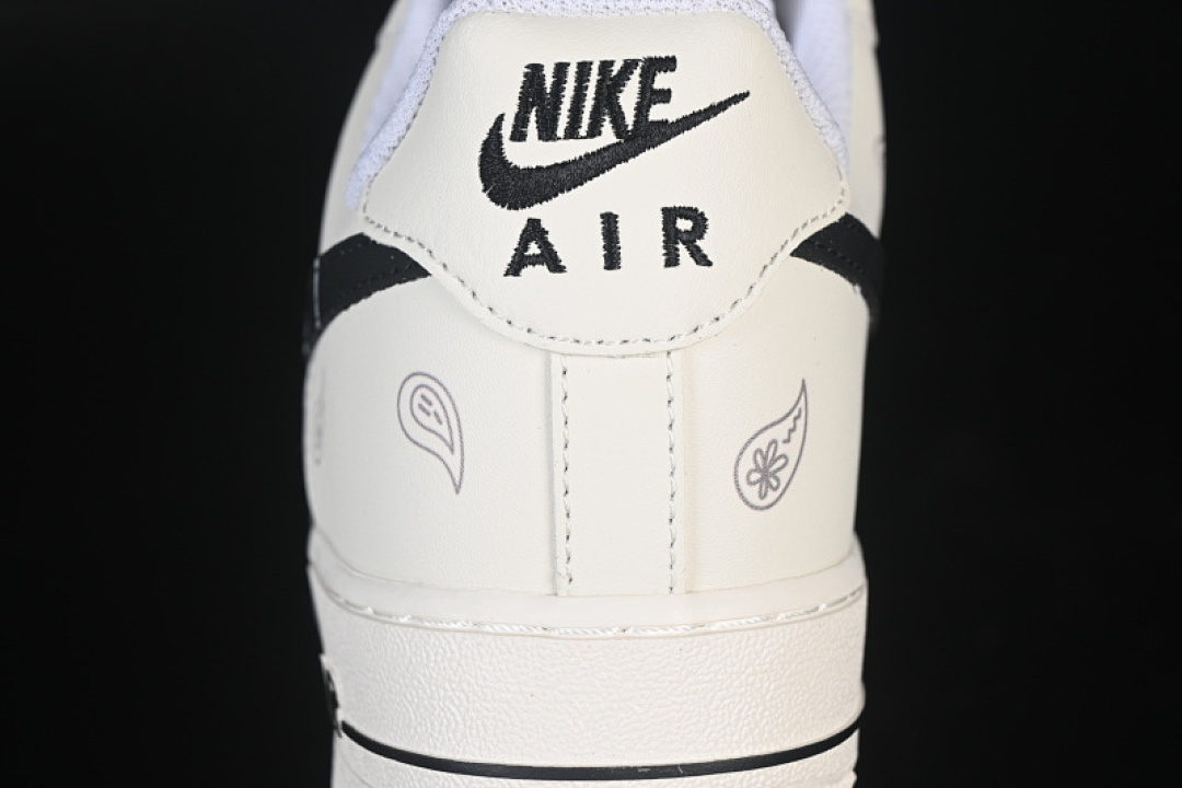 Nike [ZH0318-128]-[AIR FORCE 1 07 LOW BEIGE/BLACK]-[WOMAN:36-39]-[MAN:40-45] - Image 7