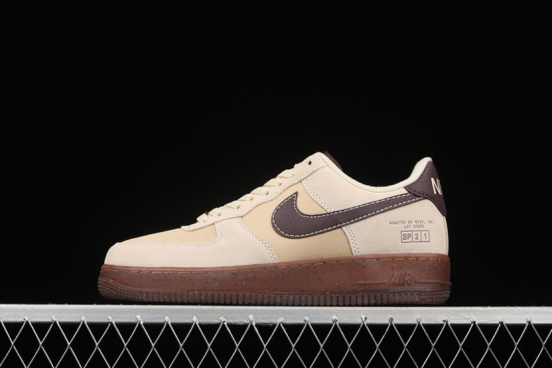 Nike [DD5227-234]-[AIR FORCE 1 LOW COFFEE BEACH/GRAIN/PALE IVORY/MAHOGANY]-[WOMAN:36-39]-[MAN:40-45], photo 1