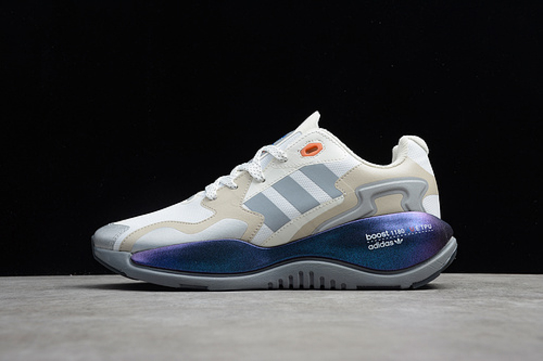 Alo Alo ZX ALKYNE SHOES CLOUD WHITE/HALO SILVER-GLOW BLUE · FY5720, photo 1