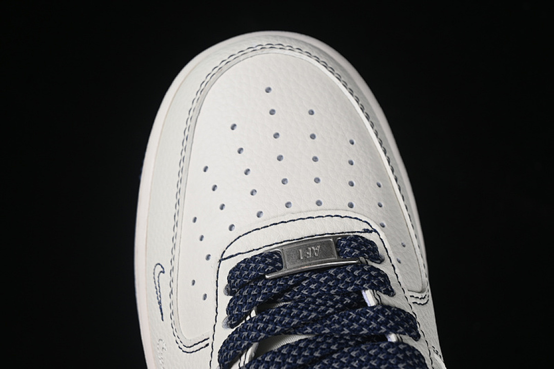 Nike [HH7518-063]-[AIR FORCE 1 07 LOW WHITE/BLUE]-[WOMAN:36-39]-[MAN:40-45] - Image 10