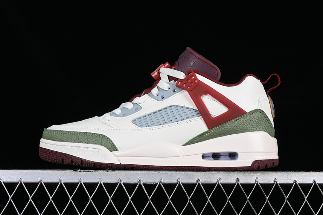 Jordan [FJ6372-100]-[JORDAN SPIZIKE LOW YEAR OF THE DRAGON WHITE/GREEN/RED/GREY]-[UNISEX:36-47.5], photo 1