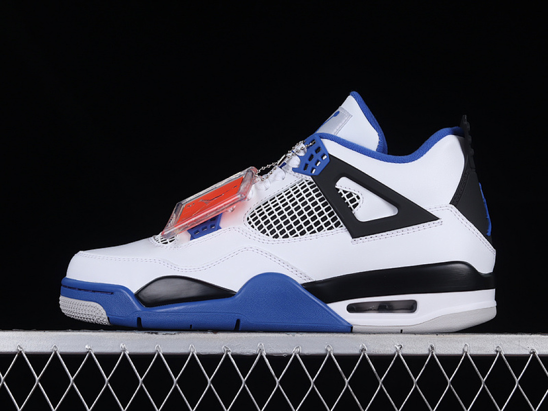 Jordan [308497-117]-[OG AIR JORDAN 4 RETRO MOTORSPORTS WHITE/GAME ROYAL-BLACK]-[MAN:40-47.5], photo 1