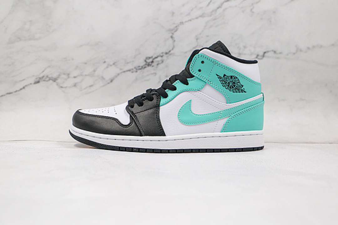 Jordan [554724-132]-[AIR JORDAN 1 MID ISLAND GREEN WHITE/BLACK/ISLAND GREEN]-[MAN:40-46], photo 1