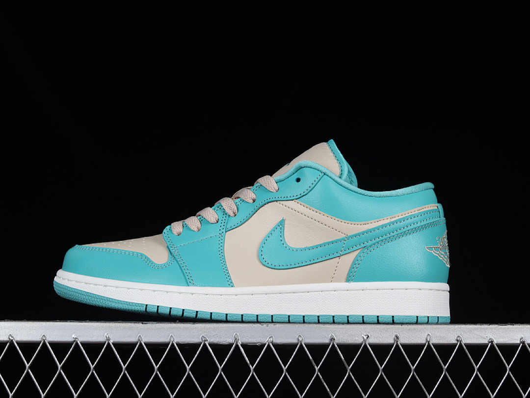 Jordan [DC0774-131]-[AIR JORDAN 1 LOW TROPICAL TEAL/SANDY BEIGE]-[MAN:40-45], photo 1