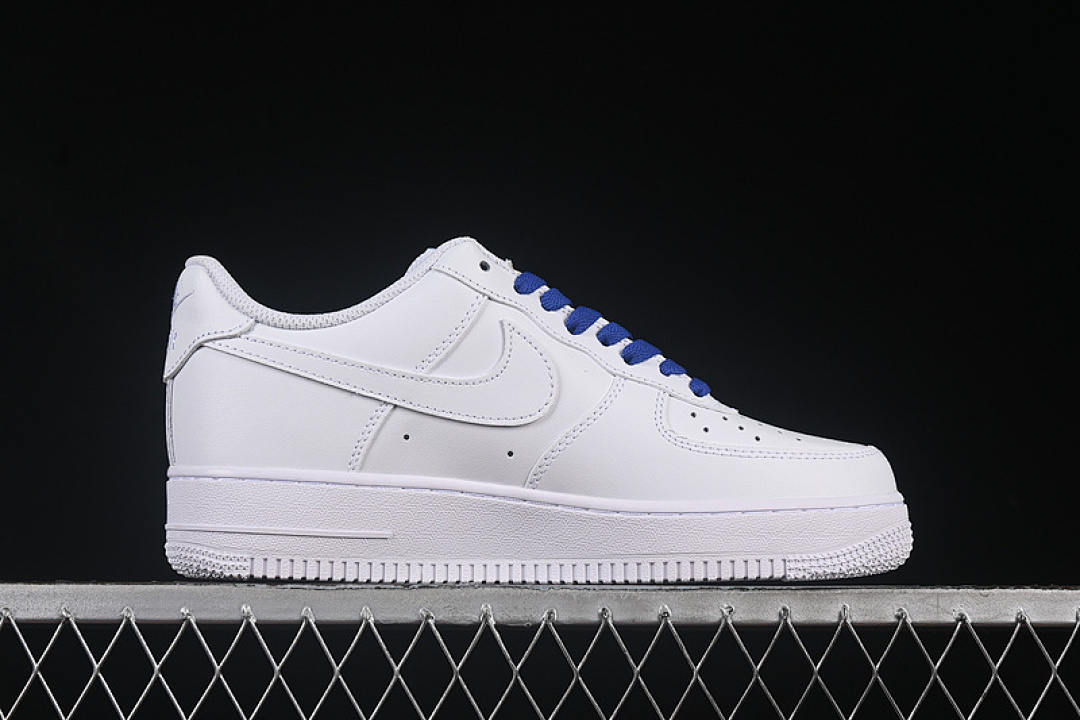 Nike [ZH0316-069]-[AIR FORCE 1 07 LOW WHITE/GREY/BLUE]-[WOMAN:36-39]-[MAN:40-45] - Image 16