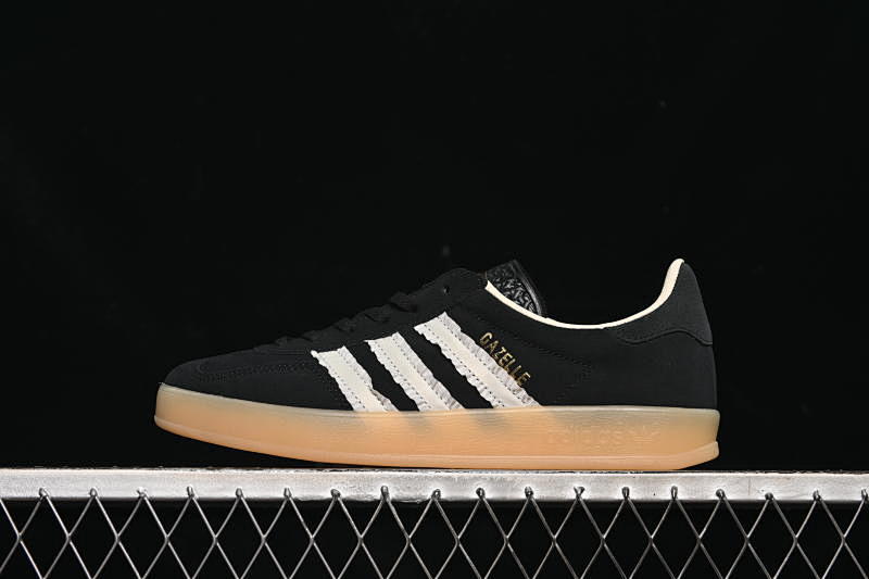 Adidas ORIGINALS GAZELLE INDOOR BLACK/WHITE · JS1412, photo 1